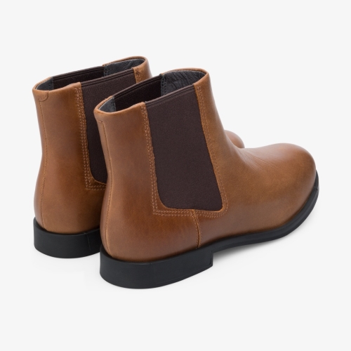 Camper Bowie Womens Ankle Boots US-16743 Brown Online Clearance